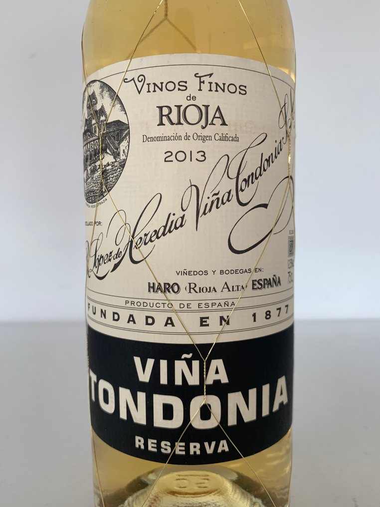 2013 R. López de Heredia, Viña Tondonia Blanco - Ριόχα Reserva - 1 Î¦Î¹Î¬Î»Î· (0,75L) #4.3