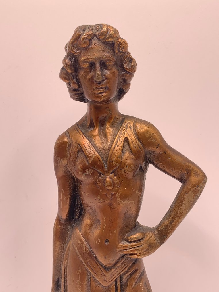 Γλυπτό, Davide contro Goli - 22 cm - Μπρούντζος #3.2