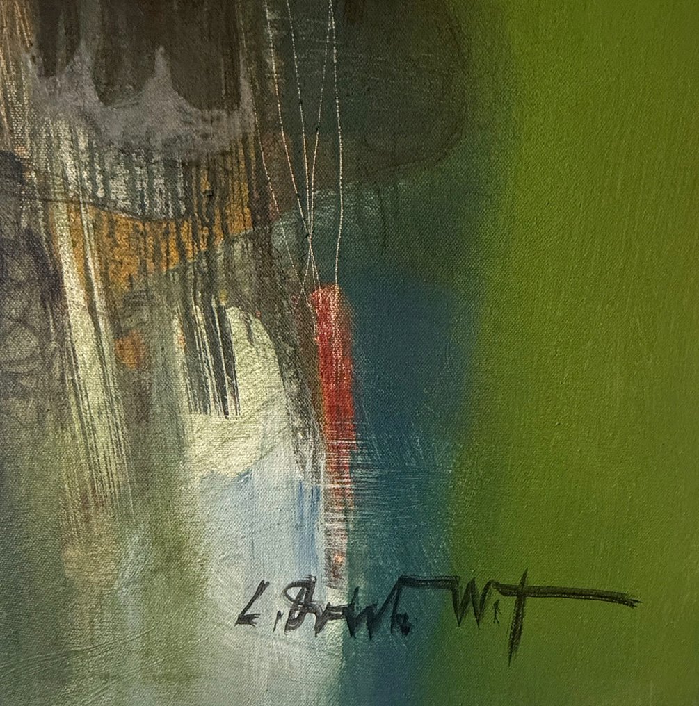 Luis Oviedo Weber (XX) - Abstract kunstwerk uit Dominicaanse Republiek #4.3