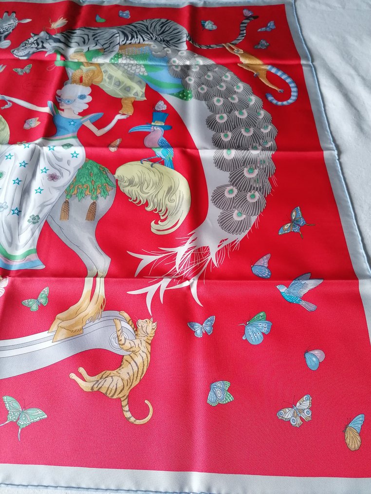 Hermès - HERMÈS STORY by Jonathan Burton, neuf - 印图开司米围巾 #4.3