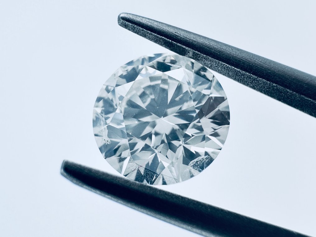 1 pcs 钻石 (天然) - 1.48 ct - 圆形 - I - SI2 微内含二级 - 国际宝石研究院(IGI) - (自然) #4.3
