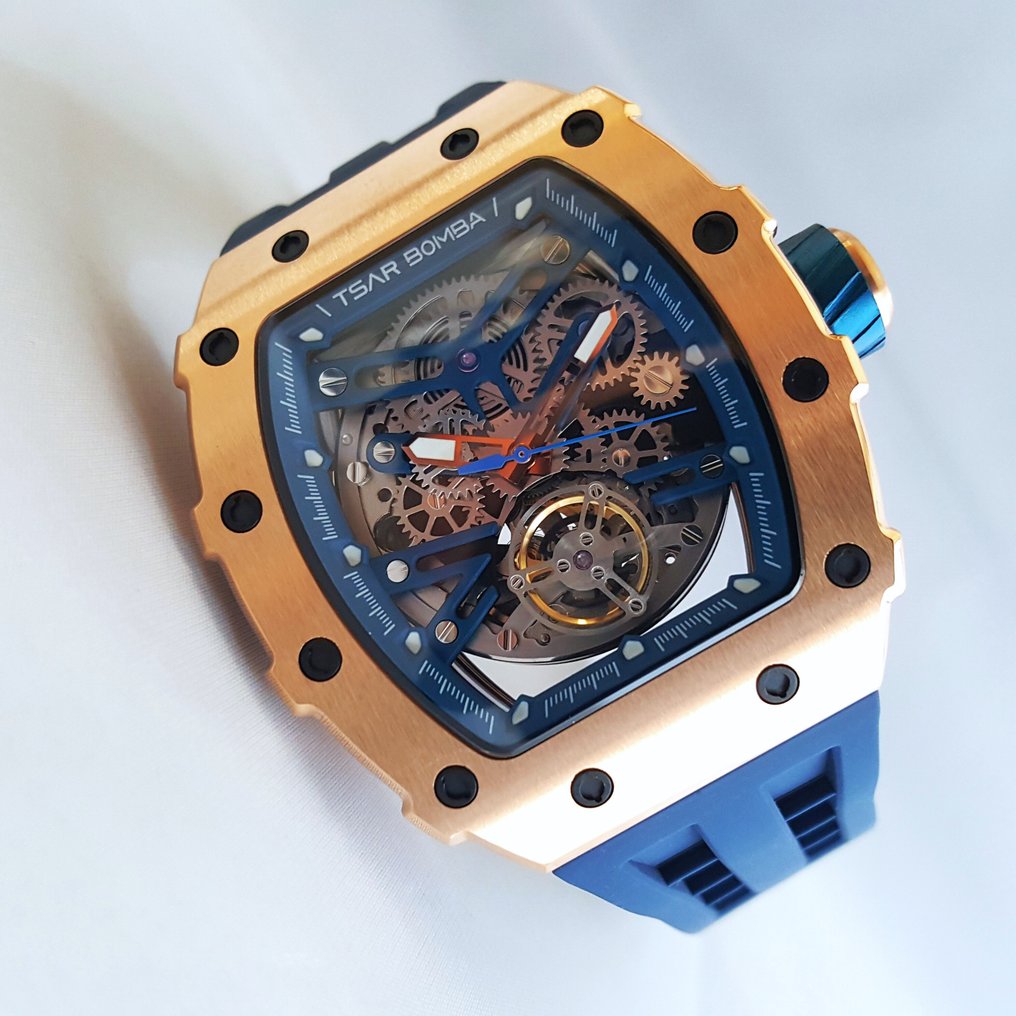 Tsar Bomba - Automatic - Sapphire - Gold - Open Heart Skeleton - New - Ingen reservasjonspris - Herre - 2025 #2.1