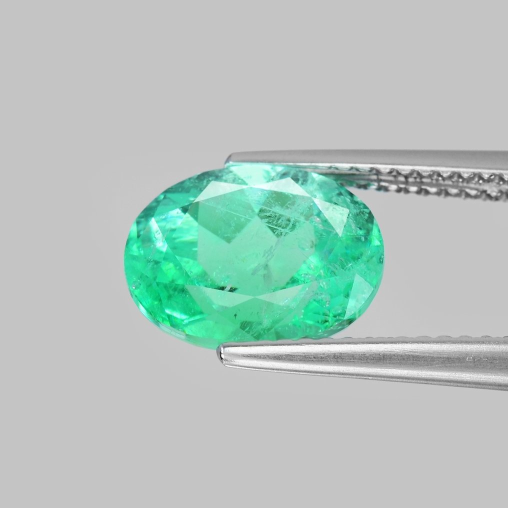 1 pcs Zöld Smaragd - 3.35 ct - Nemzetközi Színes Drágakő Szövetség (ICA GemLab) #1.0