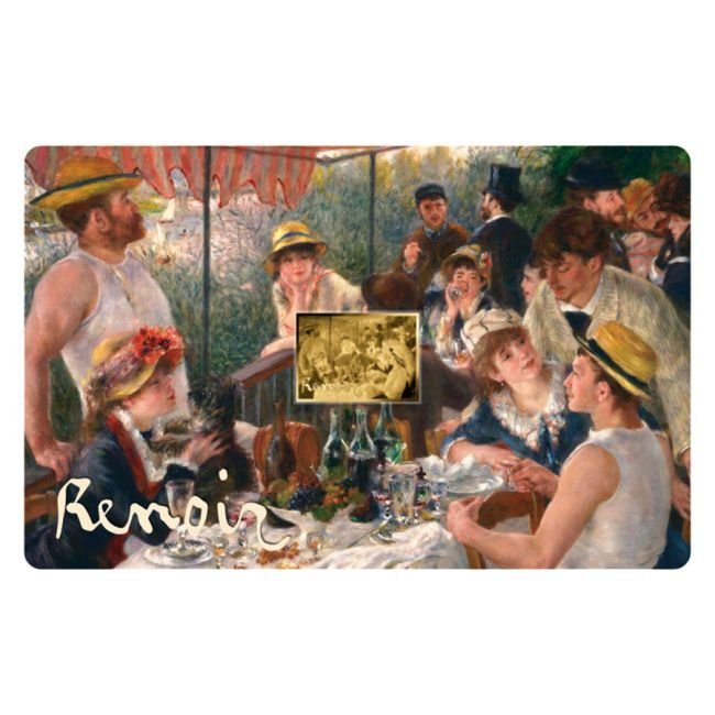 Tchad. 3000 Francs CFA 1/1000 Oz, Pierre-Auguste Renoir Paintings – Luncheon of the Boating Party  (Sans prix de réserve) #2.1