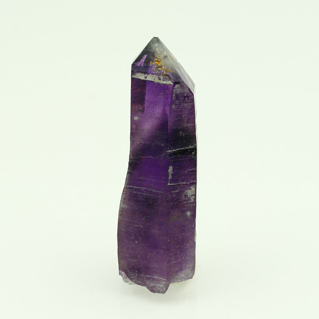 Masterpiece! Deep Purple Indygo SMOKY AMETHYST with Phantom Specimen - Height: 6.7 cm - Width: 2.2 cm- 41 g #4.3