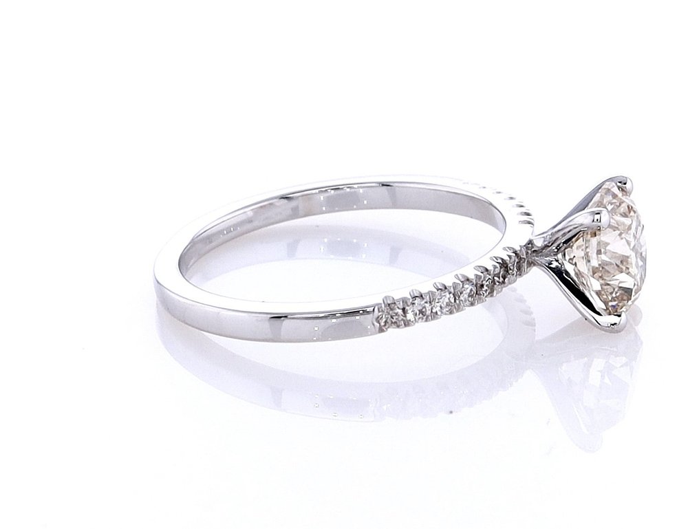 Δαχτυλίδι - 14 καράτια Λευκός χρυσός -  1.54ct. tw. Διαμάντι (Φυσικού χρώματος) - Διαμάντι #4.3