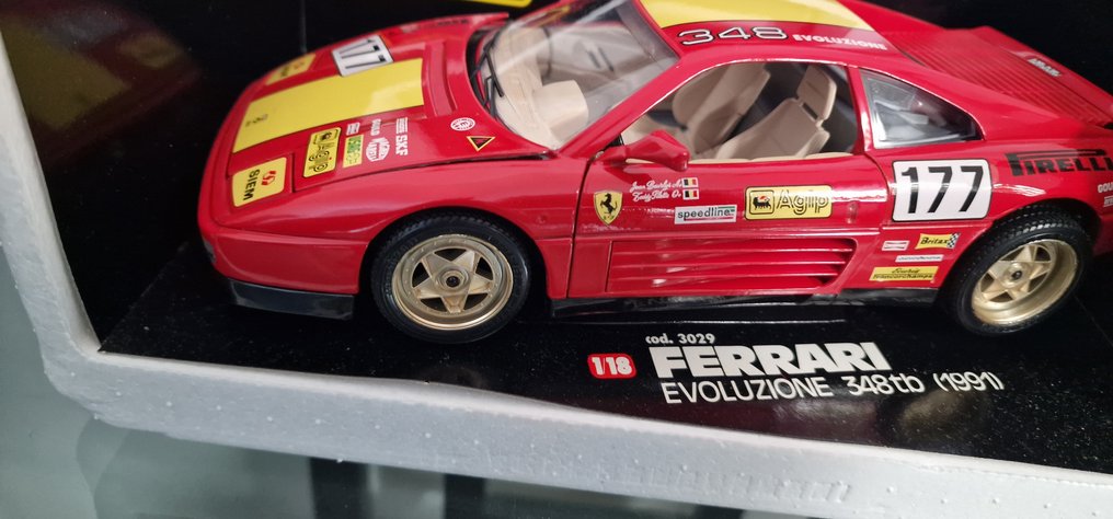 Bburago 1:18 - Modelbil - Ferrari Evoluzione 348tb (1991) #1.0