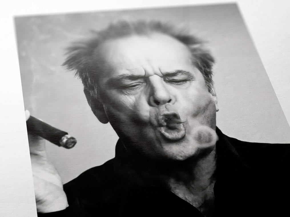 Jack Nicholson - Iconic Legend - XXL Fine Art Photography - 80x60 cm ! - Limited Edition Nr 04 of 100 - Serial 10131 - Collector - No Reserve #1.0