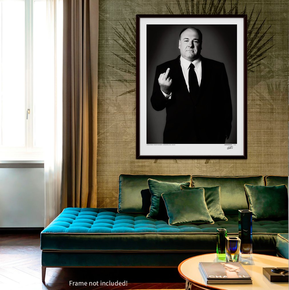 The Sopranos - James Gandolfini - XXL Fine Art Photography - 80x60 cm ! - Limited Edition Nr 04 of 100 - Serial 10130 - Collector - No Reserve #4.3
