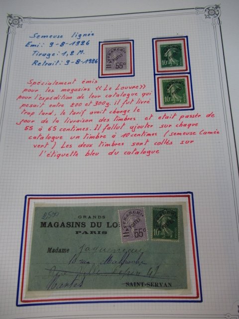 法国  - 卢浮宫目录封面上的稀有预订 #1.0