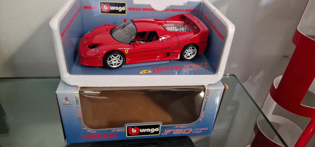 Bburago 1:18 - Αυτοκίνητο μοντελισμού - Ferrari F50 Hard-Top #1.0