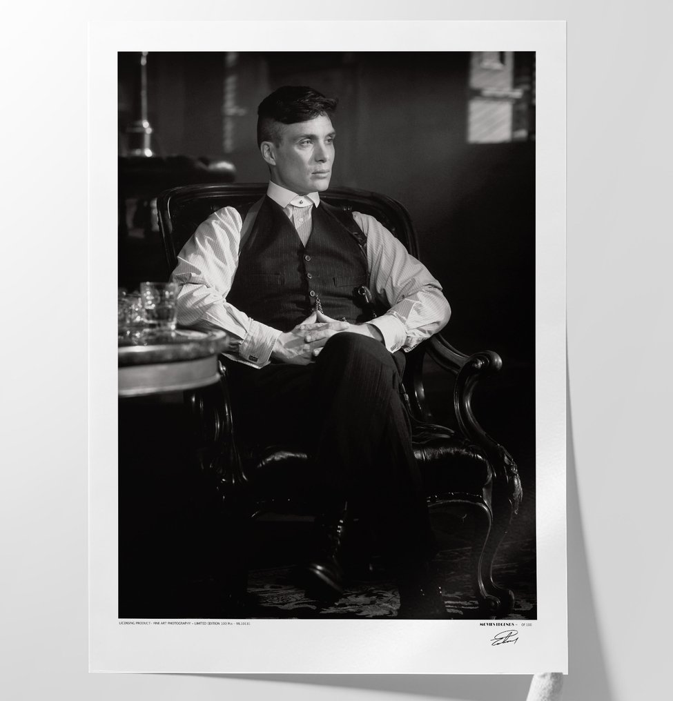 Peaky Blinders - Cillian Murphy - XXL Fine Art Photography - 80x60 cm ! - Limited Edition Nr 03 of 100 - Serial 10131 - Collector - No Reserve #3.2