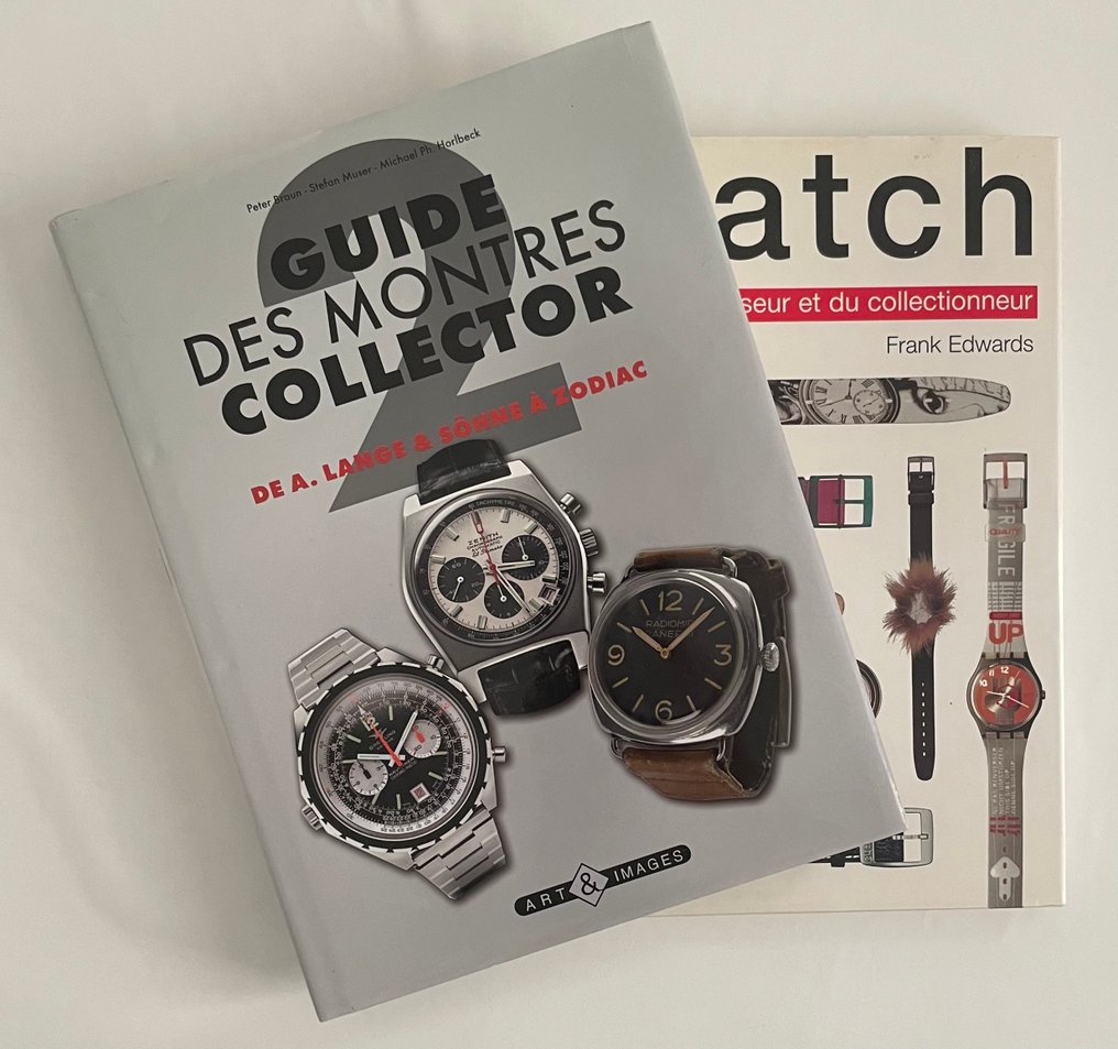 Peter Braun, Stefan Muser, Michael Ph. Morlbeck + Frank Edwards - Lot de 2 livres; Guide des Montres Collector 2 & Swatch : Le guide du connaisseur et du - 1998-2013 #1.0