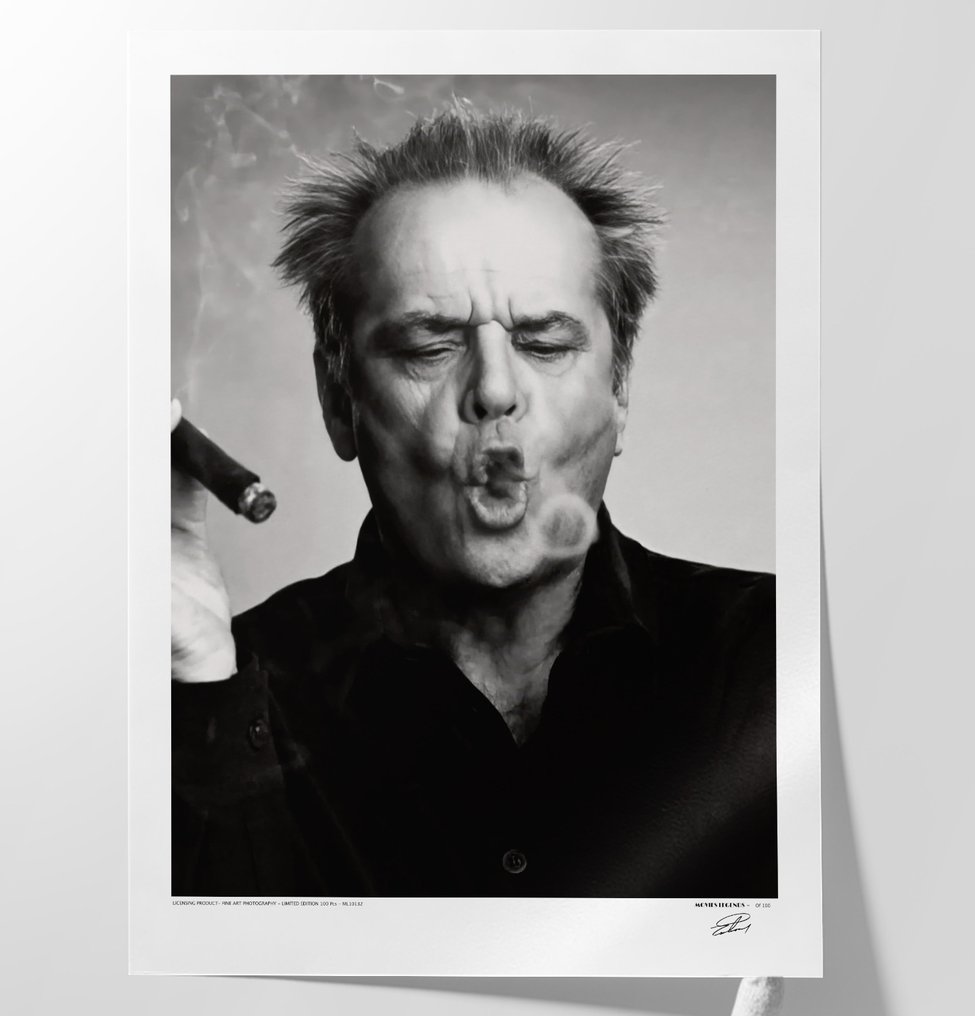 Jack Nicholson - Iconic Legend - XXL Fine Art Photography - 80x60 cm ! - Limited Edition Nr 04 of 100 - Serial 10131 - Collector - No Reserve #1.0