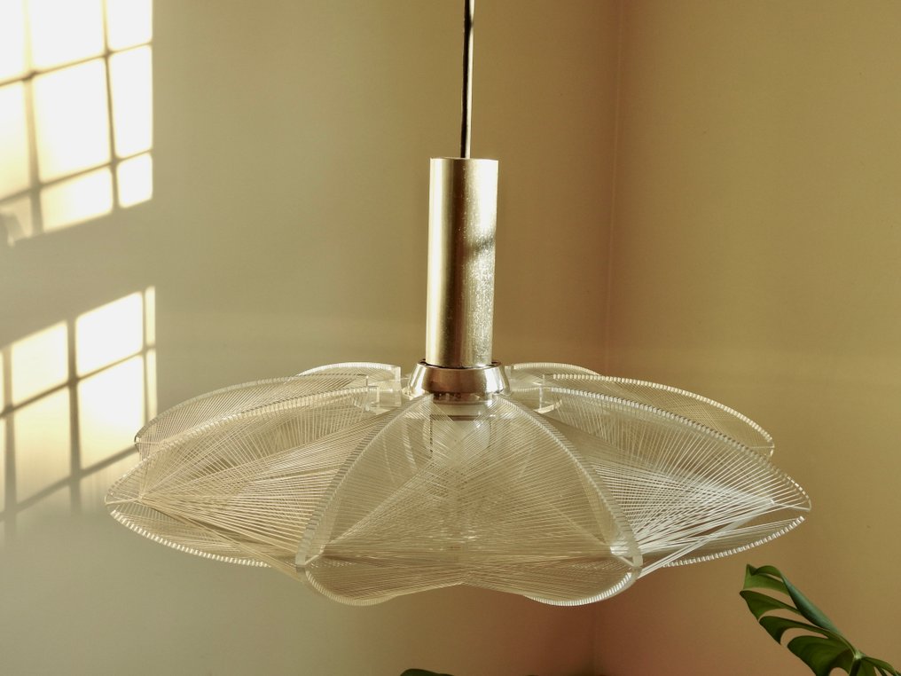 Sompex Nylon Thread Pendant Lamp - Paul Secon - Riippuva lamppu - Avaruusajan muotoilu 60/70 - pleksilasi / akryyli #4.3