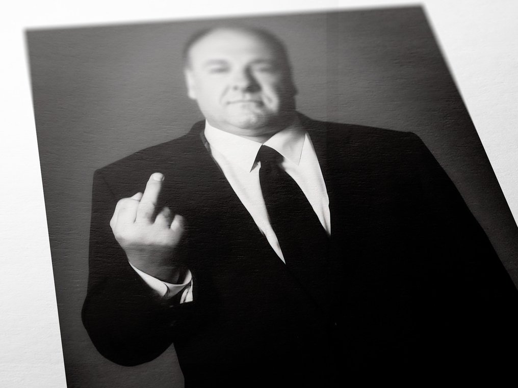 The Sopranos - James Gandolfini - XXL Fine Art Photography - 80x60 cm ! - Limited Edition Nr 04 of 100 - Serial 10130 - Collector - No Reserve #1.0