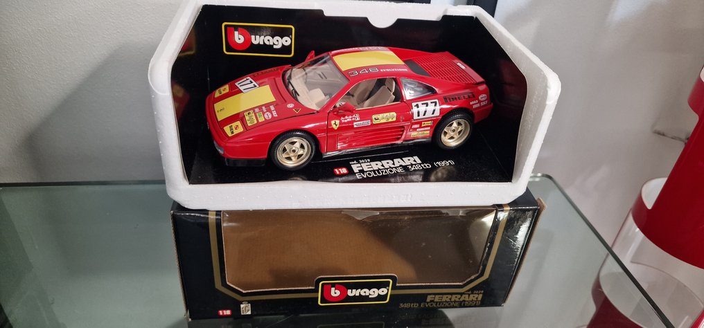 Bburago 1:18 - Modelbil - Ferrari Evoluzione 348tb (1991) #1.0