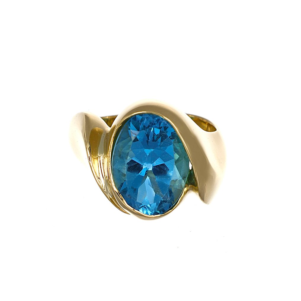 Ring - 18 kt Gelbgold -  4.00ct. tw. Topas #2.1