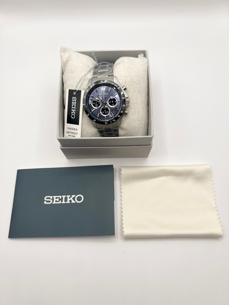 Seiko - Blue Gray Chronograph - Ingen reservasjonspris - SBTR027 - Herre - 2020+  #1.0