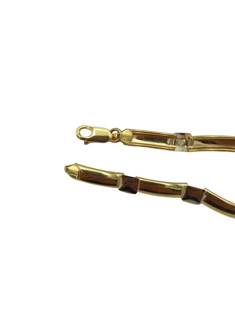 Βραχιόλι - 18 καράτια Κίτρινο χρυσό, Λευκός χρυσός #4.3