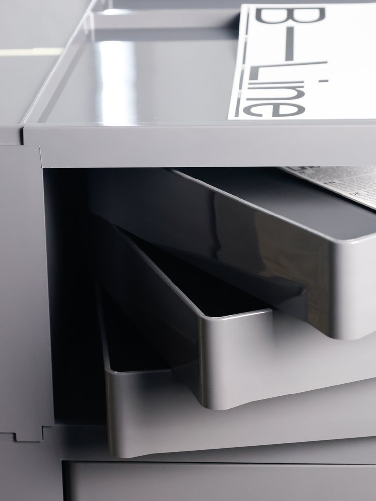 B-Line - Joe Colombo - Rullebord - Boby B45 - Tornado grey - ABS - HELT NY #4.3