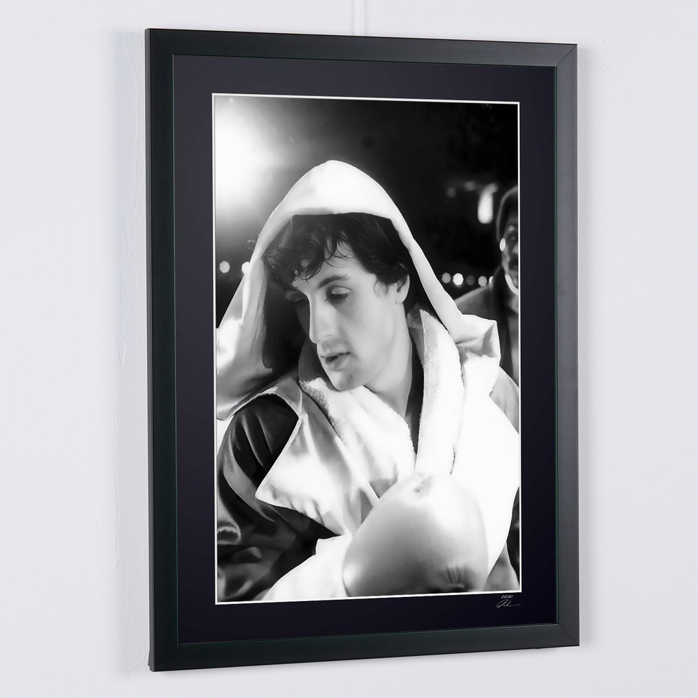 "Rocky" VI - Sylvester Stallone - Fine Art Photography - Luxury Wooden Frame 70X50 cm - Limited Edition 01 of 30 - Serial 20169 - Original Certificate (COA), Hologram - 100% New. Shipping Reduction from 3 items #4.3