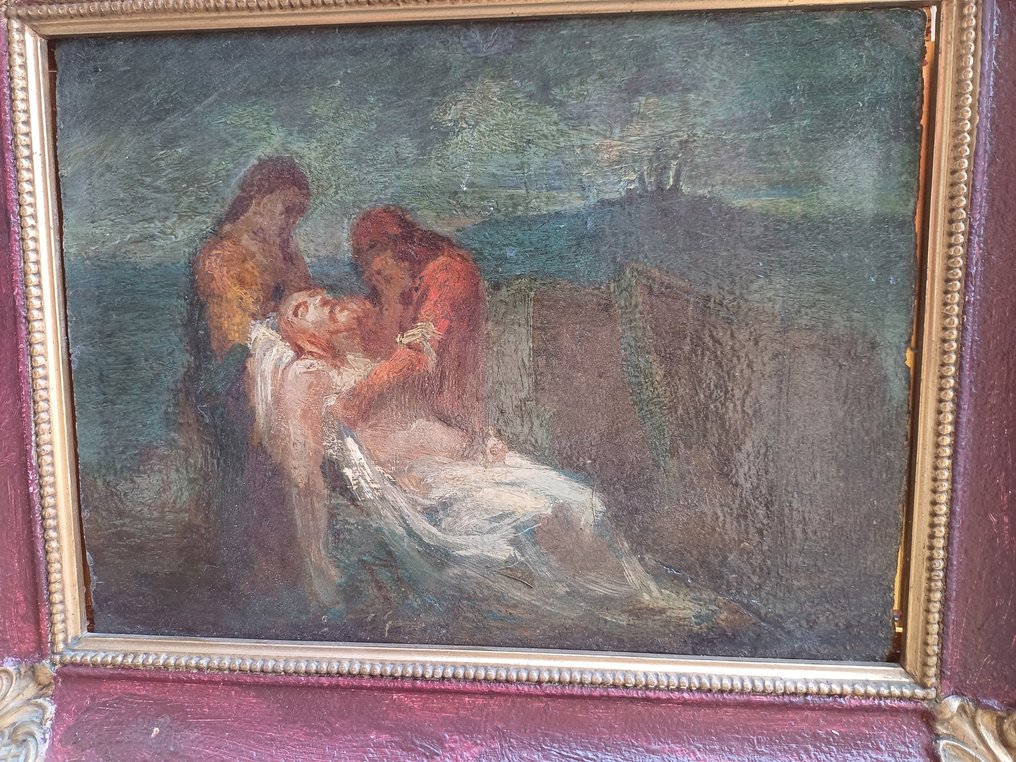 Scuola Emiliana (XIX) - La deposizione di Cristo #2.1