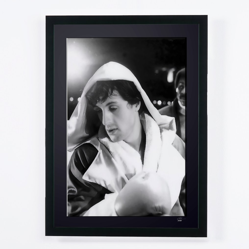 "Rocky" VI - Sylvester Stallone - Fine Art Photography - Luxury Wooden Frame 70X50 cm - Limited Edition 01 of 30 - Serial 20169 - Original Certificate (COA), Hologram - 100% New. Shipping Reduction from 3 items #3.2