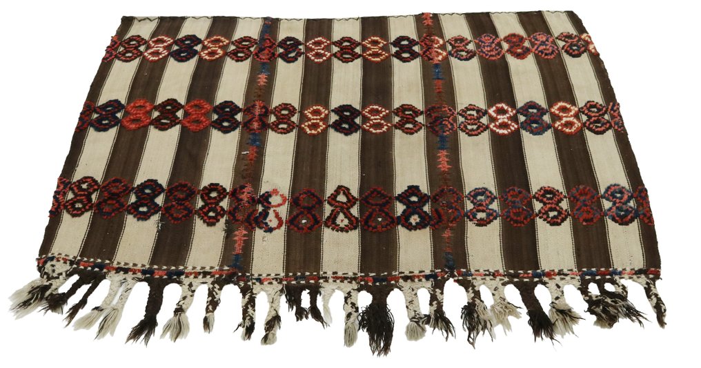 Turkoman Antique Kelim Carpet - Rug - 135 cm - 100 cm - Origin & Features #2.1