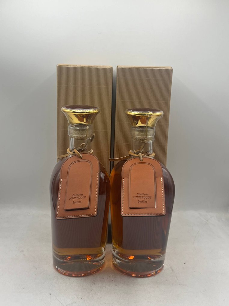 Louis Roque - Réserve La Vieille Prune de Souillac Carafe Ascott - 70 cl - 2 flaschen #1.0