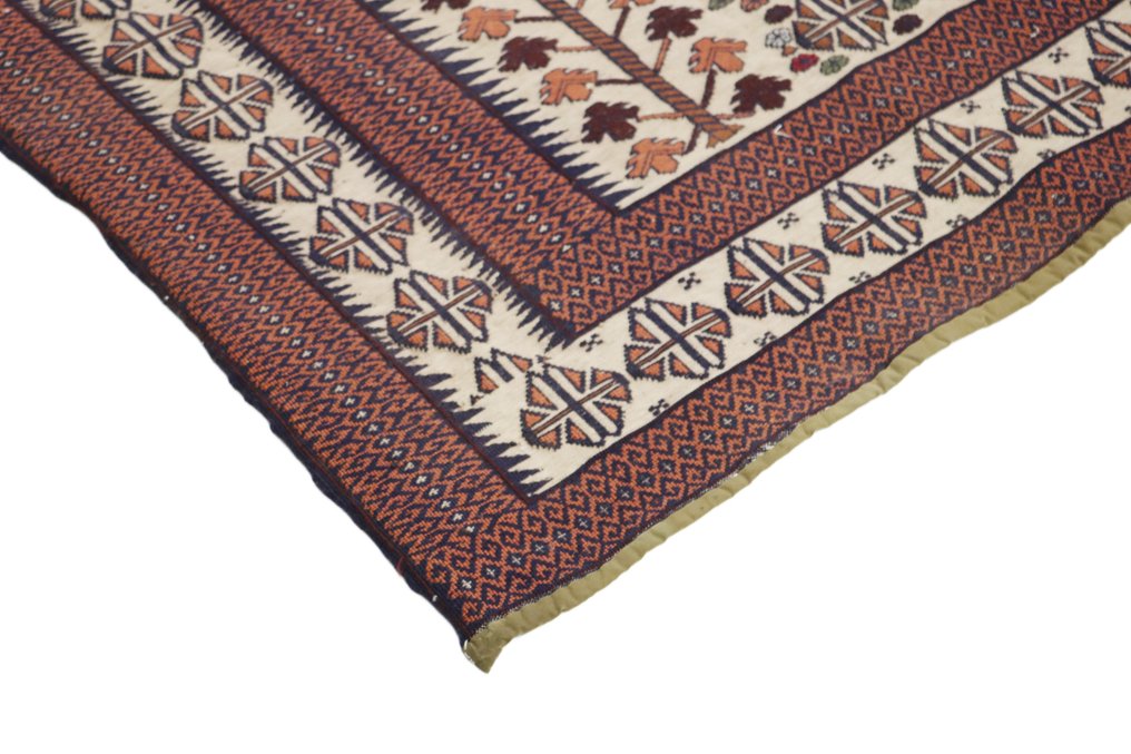 Μπιλουτσ Βάρνι Αντίκ - Χαλί - 120 cm - 115 cm - Αρχακή νομαδική τέχνη #3.2