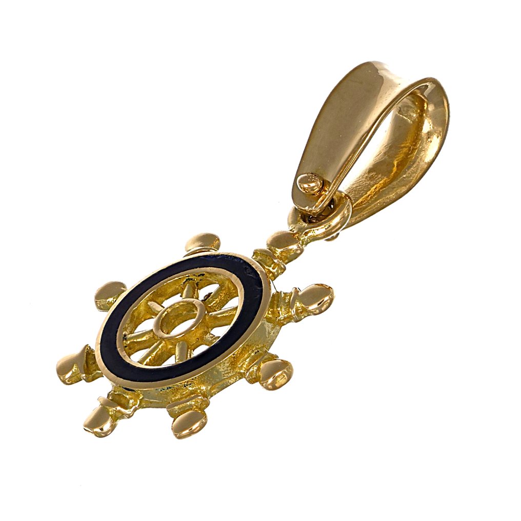 Nincs minimálár - Függő - 18 kt. Sárga arany #4.3