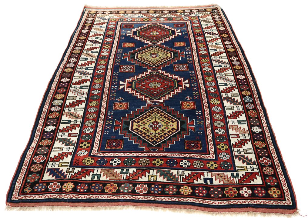 哈萨克古董席尔万地毯 - 小地毯 - 235 cm - 150 cm - 永恒的优雅 #1.0