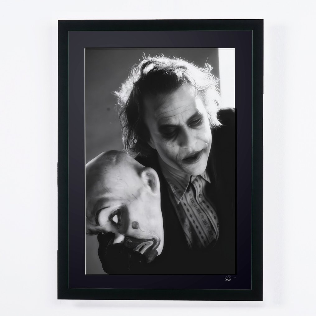 Batman 1989 -JAck Nicholson "The Joker" - Fine Art Photography - Luxury Wooden Frame 70X50 cm - Limited Edition 01 of 30 - Serial 20173 - Original Certificate (COA), Hologram - 100% New. Shipping Reduction from 3 items #3.2