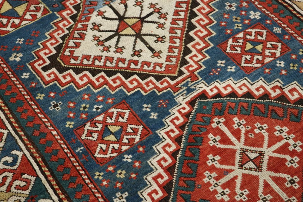 哈萨克古代希尔万地毯 - 小地毯 - 210 cm - 130 cm - 永恒的优雅 #4.3