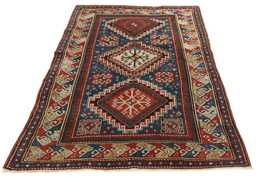 哈萨克古代希尔万地毯 - 小地毯 - 210 cm - 130 cm - 永恒的优雅 #1.0