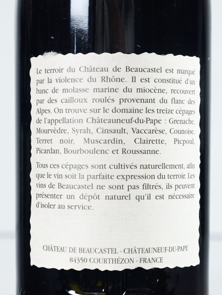 1994 Château de Beaucastel - Châteauneuf-du-Pape - 1 Φιάλη (0,75L) #3.2