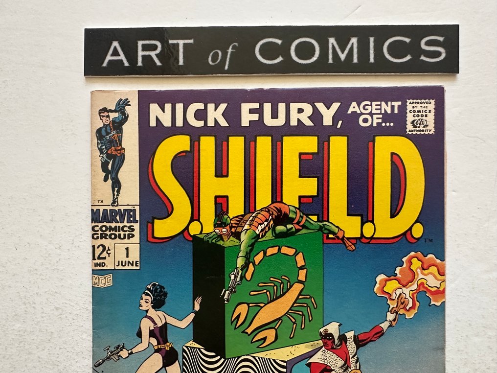 Nick Fury Agent of SHIELD #1 - Scorpio appearance - 1 Comic - 第一版 - 1968 #1.0
