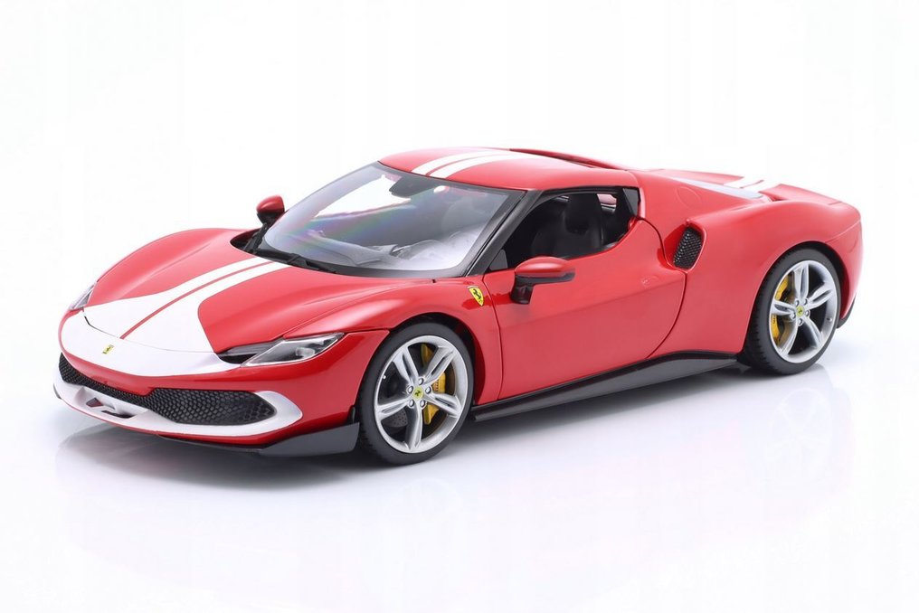 Bburago 1:18 - Model sports car - Ferrari 296 GTB Assetto Fiorano - Diecast model with openings #4.3