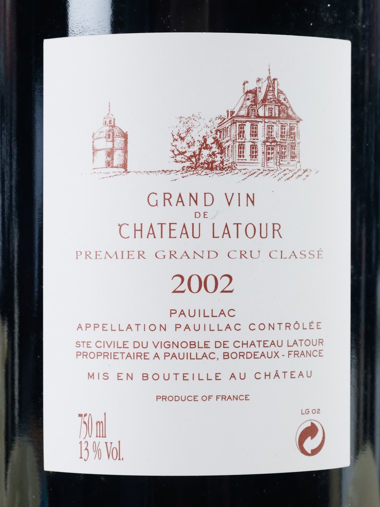 2002 Château Latour - Pauillac 1er Grand Cru Classé - 1 Φιάλη (0,75L) #4.3