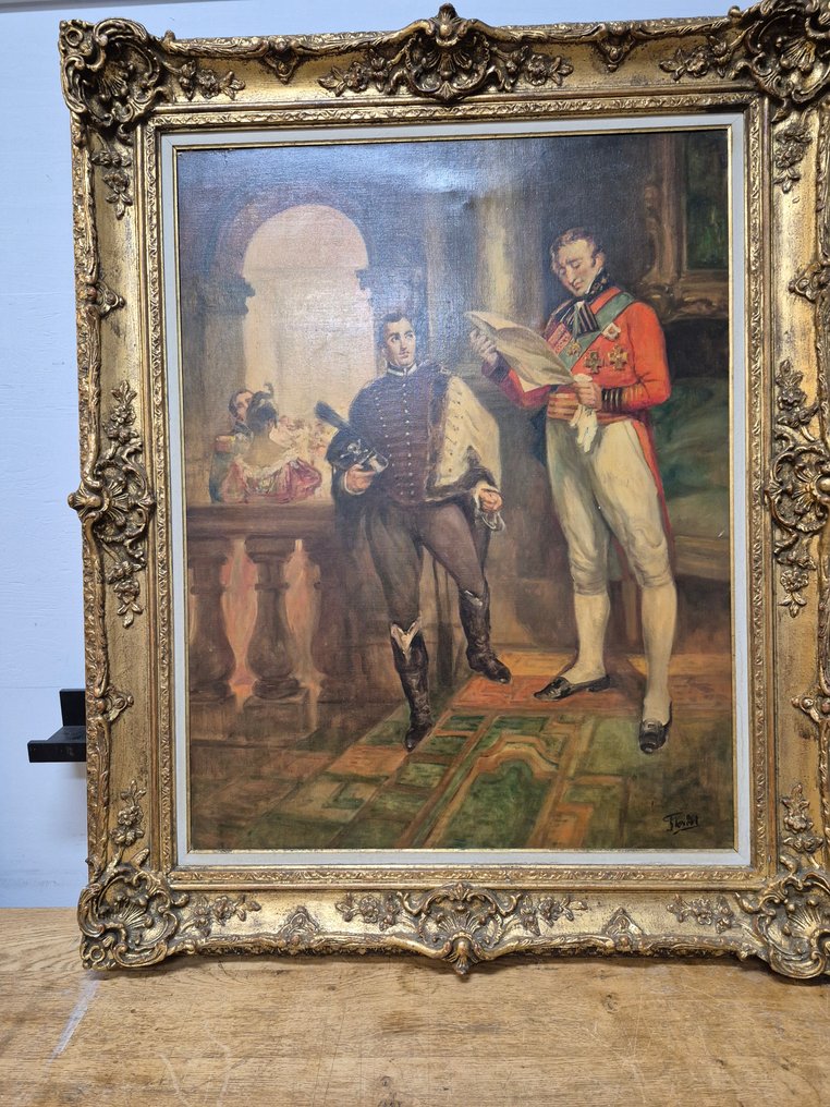 Flornet (XX) Franse school - Napoleon bekijk schrift. #1.0