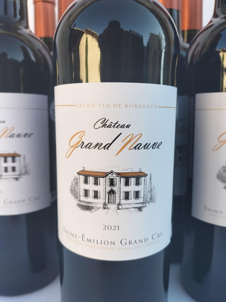 2021 Château Grand Nauve - 圣埃米利永, 波尔多 Grand Cru - 6 Bottles (0.75L) #1.0