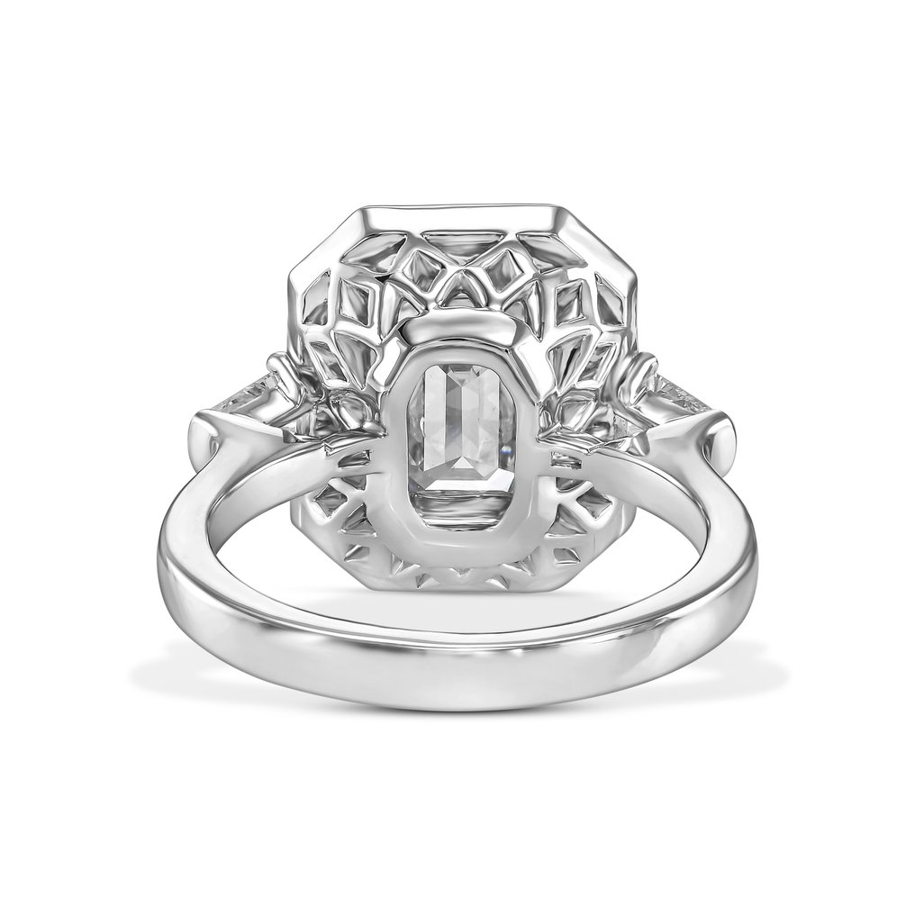 Statement ring - 18 karat Hvitt gull - 3.37ct. tw. Diamant (Naturlig) - Diamant #2.1