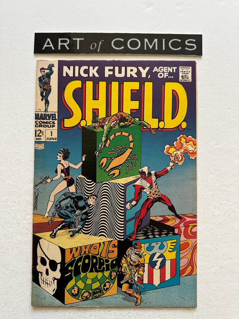 Nick Fury Agent of SHIELD #1 - Scorpio appearance - 1 Comic - 第一版 - 1968 #1.0