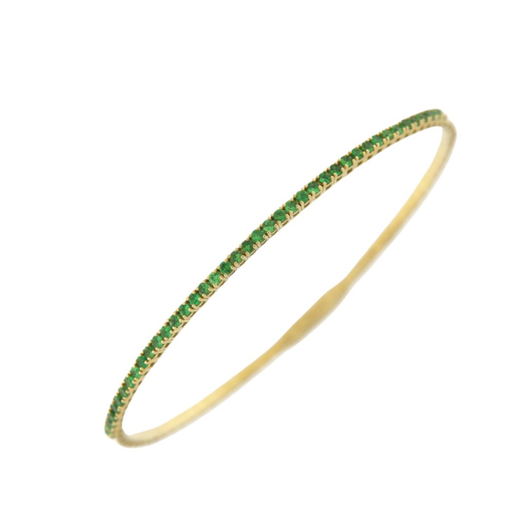 Bracciale - 18 carati Oro giallo -  1.39ct. tw. - Tsavorite #3.2