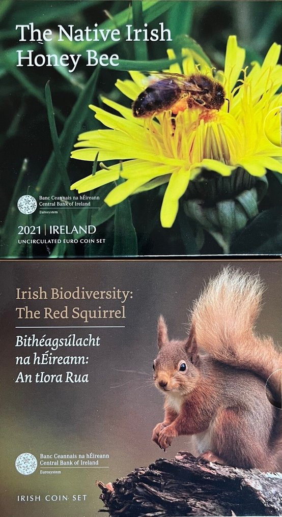 Irland. Year Set (BU) 2023/2021 (2 sets) (Ingen reservasjonspris) #1.0