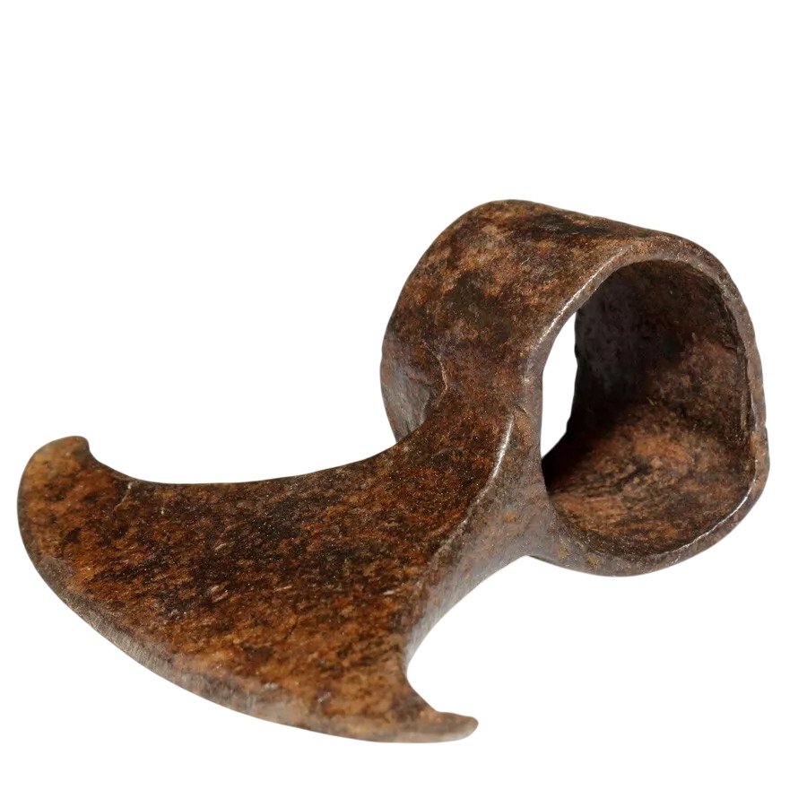 維京時代 古老的铁锻打战斧头，90毫米。公元9至11世纪 戰斧  (沒有保留價) #2.1