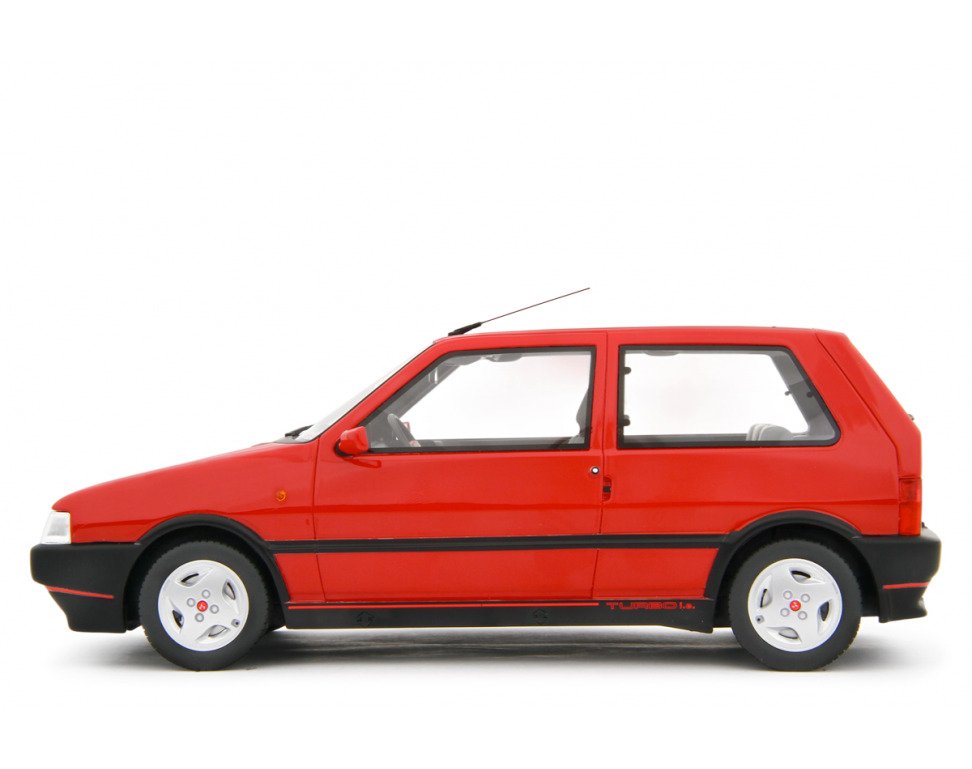 Laudoracing 1:18 - Model sedan - Fiat Uno Turbo 1.4 i.e. 1990 Red - LM200E #2.1