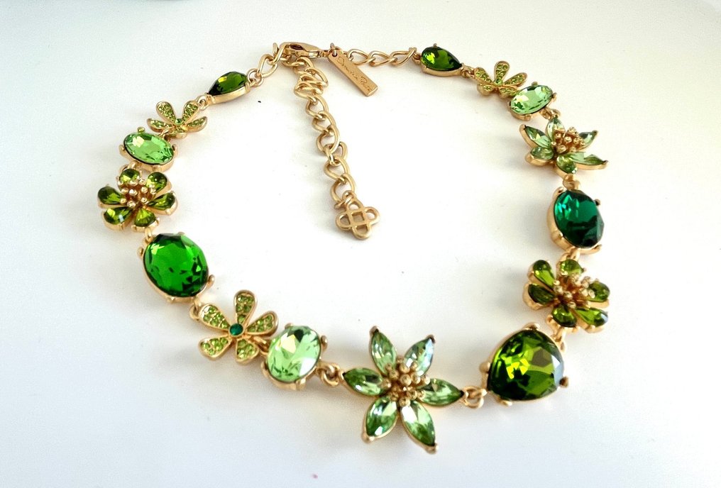 Oscar De La Renta - Gold-plated, österrikiska kristaller - Halsband #3.2