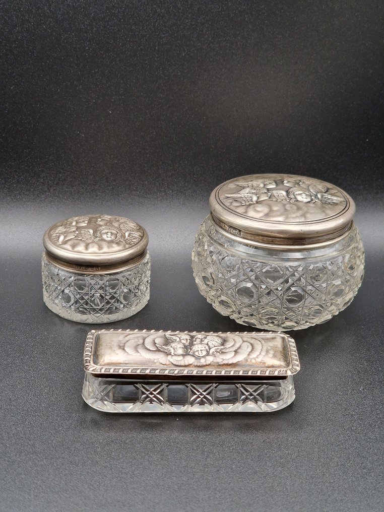 Levi and Salaman - Krukke (3) - Sølv, Krystall - Sterlingsølv #1.0